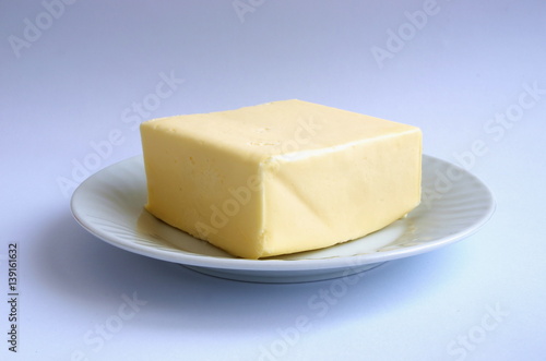 butter on plate 