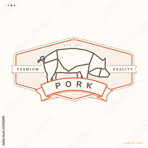 pork linear logo
