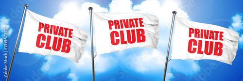 private club, 3D rendering, triple flags