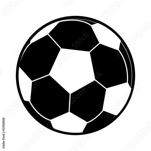 football ball sport play pictogram vector illustration eps 0
