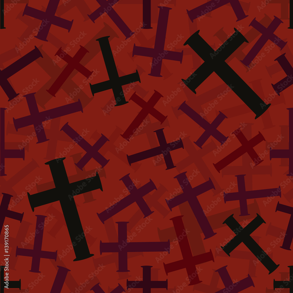 Obraz premium seamless red christian cross pattern background backgroundbelievebiblebrightcatholiccatholicismchristchristianchristianitychristmaschurchcrosscrucifixcrucifixiondesignfaithghostgodgoldgoldengothichea