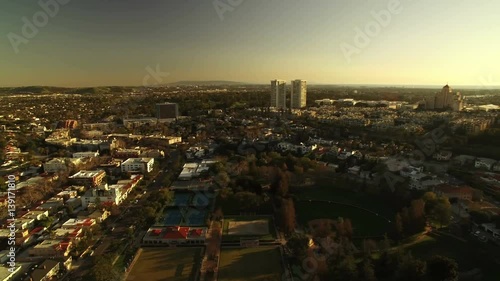Wallpaper Mural Los Angeles Sunset Skyscrapers Aerial 04 Century City Torontodigital.ca