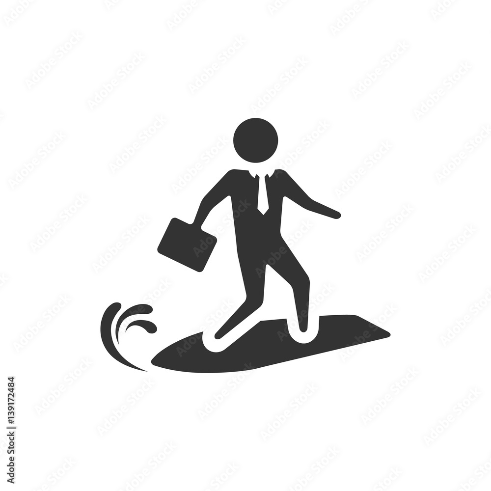 BW Icons - Businessman challenge BW Icons - Businessman challenge