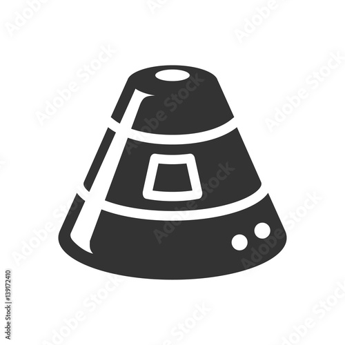 BW icon - Space capsule