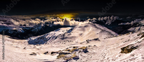Summit in Mulhacen Granada