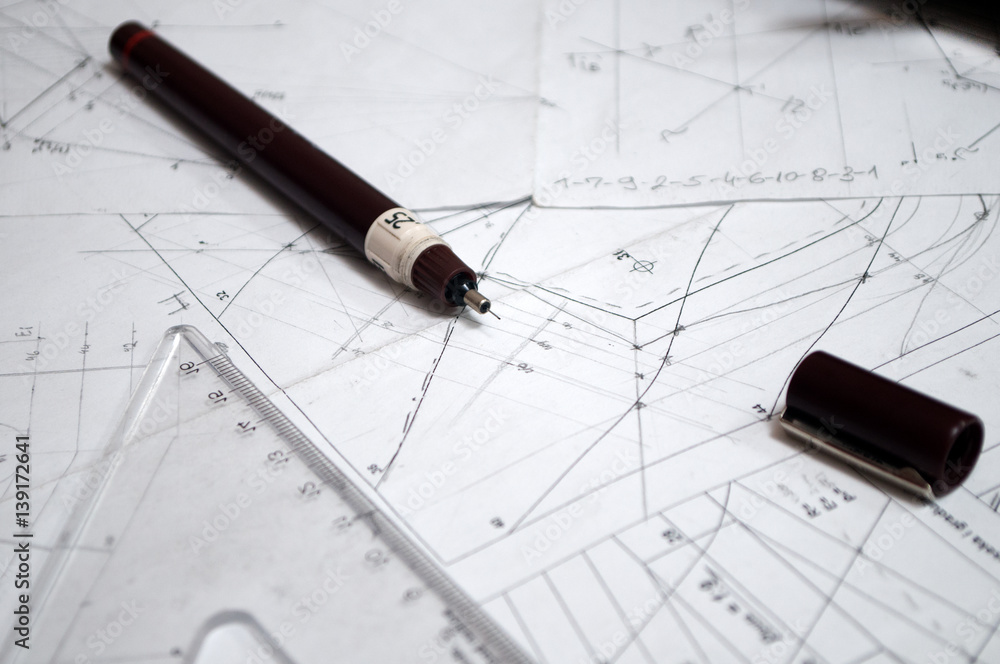 Drawing construction works, Novi Sad, Serbia Drawing construction works, Novi Sad, Serbia