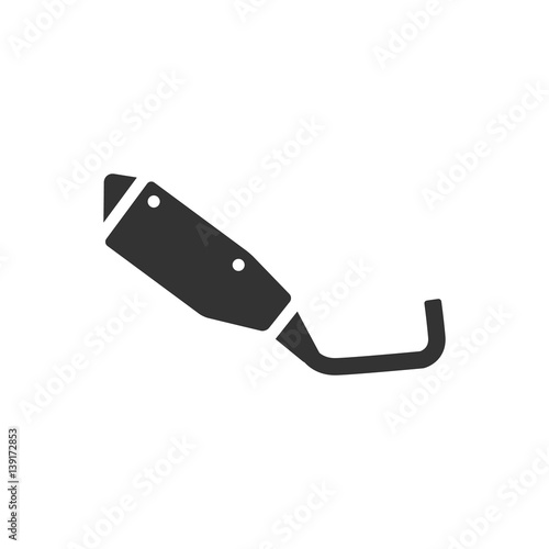 BW Icons - Motorcycle exhaust