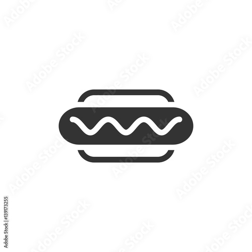 BW icon - Hot dog