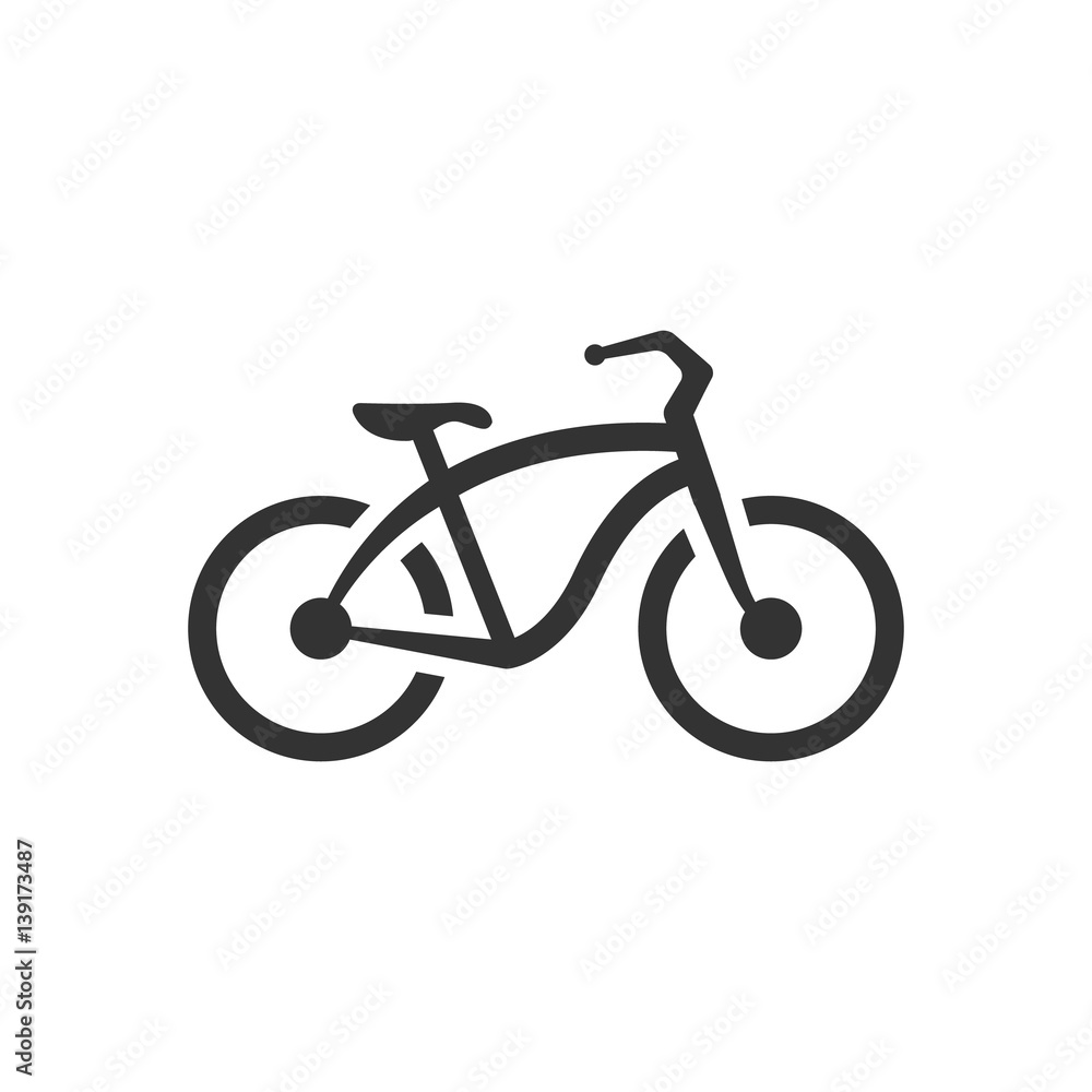 BW Icons - Low rider bicycle BW Icons - Low rider bicycle