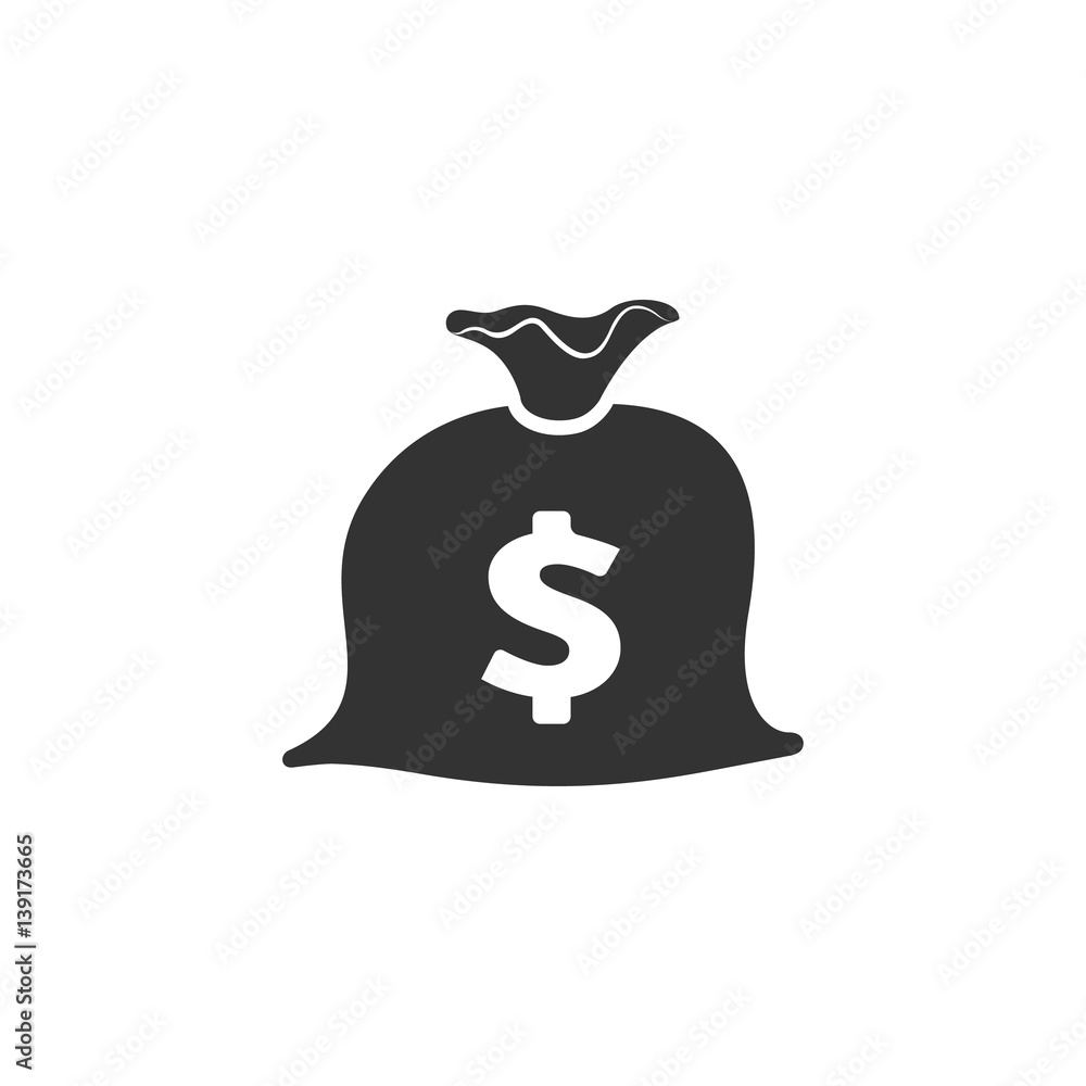 BW icon - Money sack BW icon - Money sack