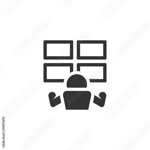 BW Icons - Surveillance room