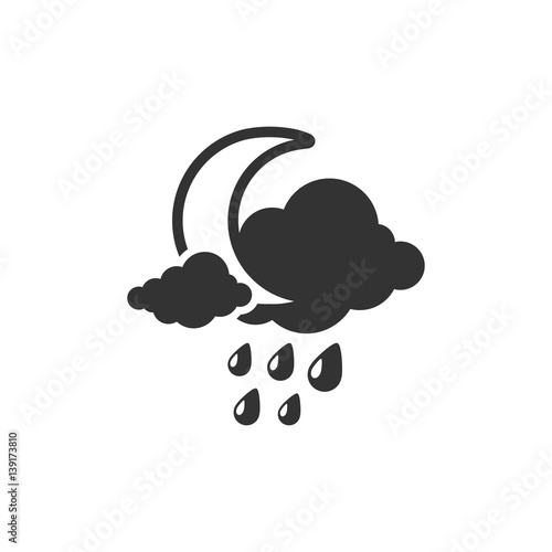 BW Icons - Weather overcast rainy