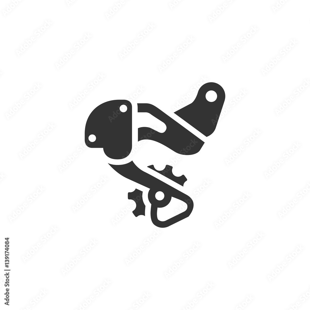 BW Icons - Rear deraillieur BW Icons - Rear deraillieur