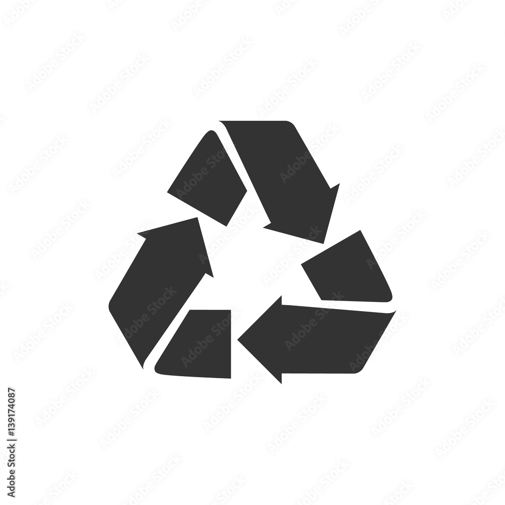 BW icon - Recycle symbol BW icon - Recycle symbol