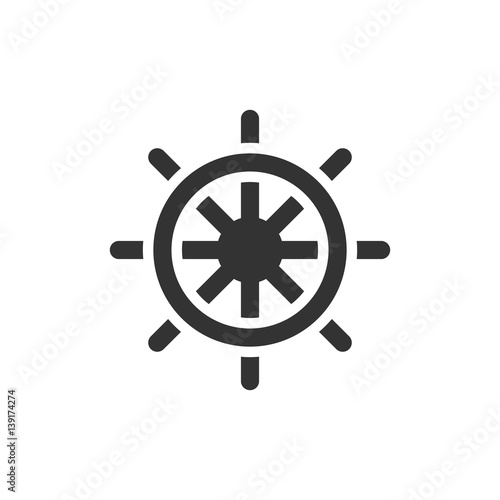 BW Icons - Ship steer wheel