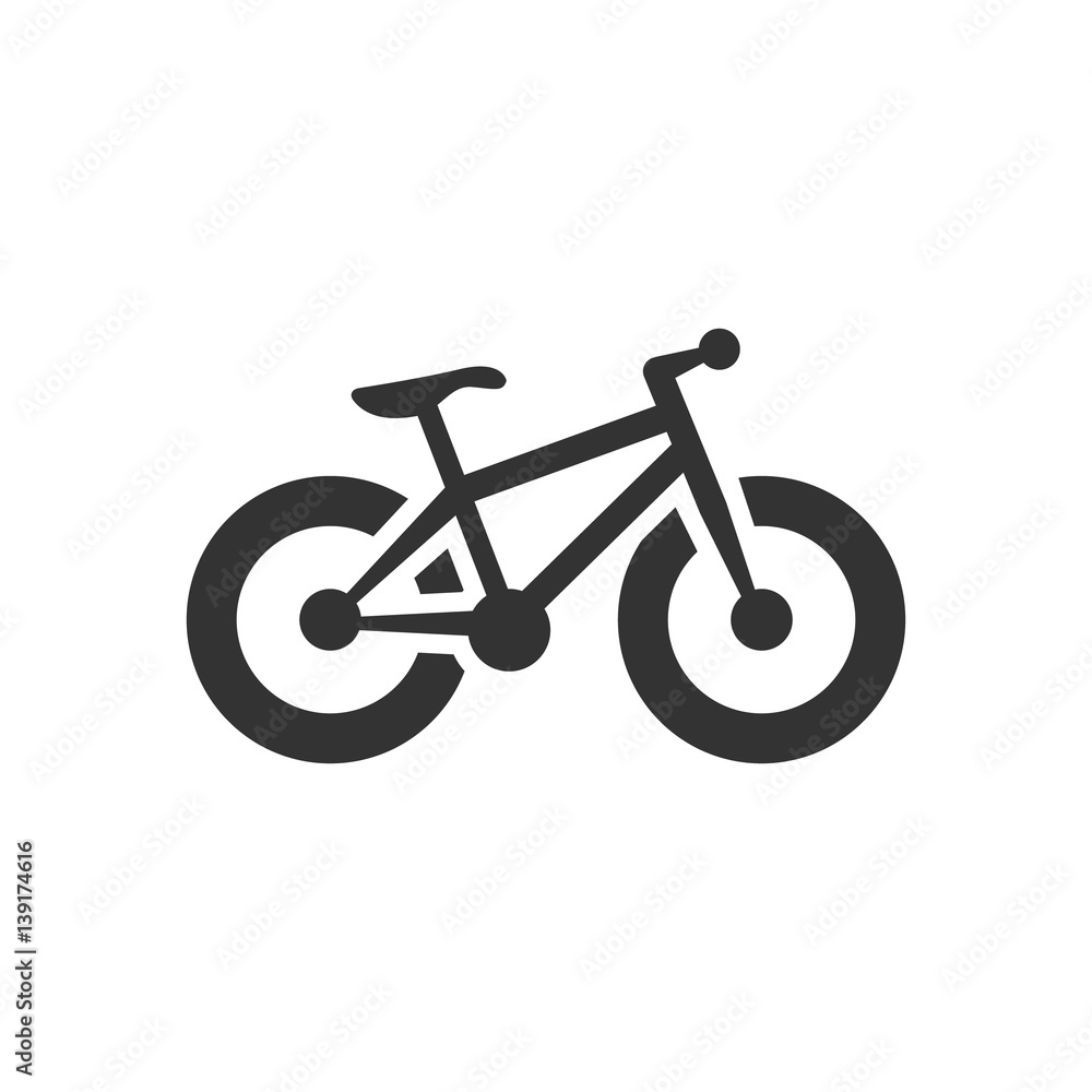 BW Icons - Fat tyre bicycle BW Icons - Fat tyre bicycle
