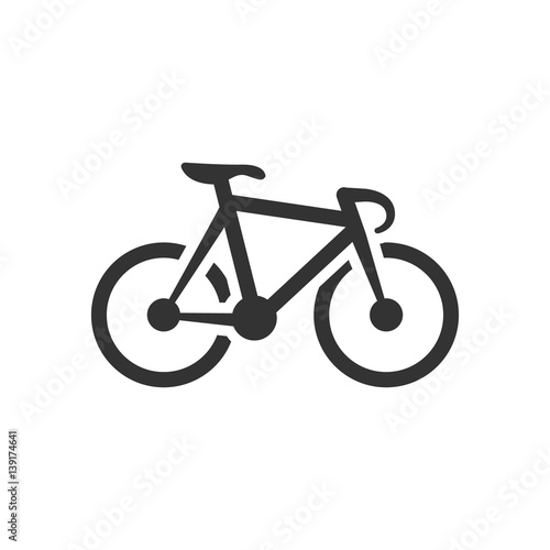 BW Icons - Track bicycle