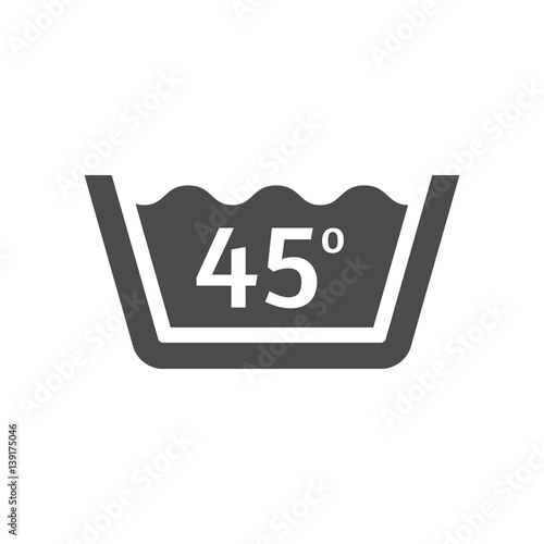 BW Icons - Washing Temperature