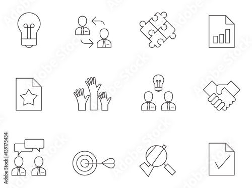 Outline Icons - Management