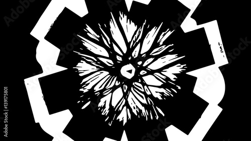 Black and White Vector Design Four