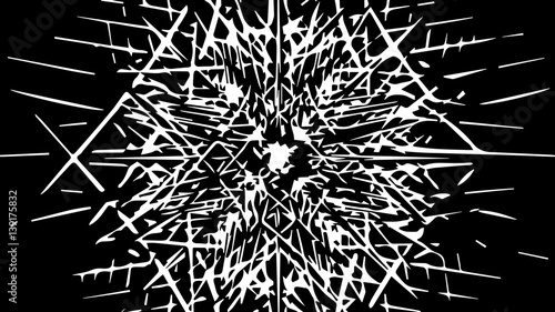 Black and White Vector Design Eight