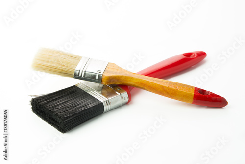 Two paint brushes