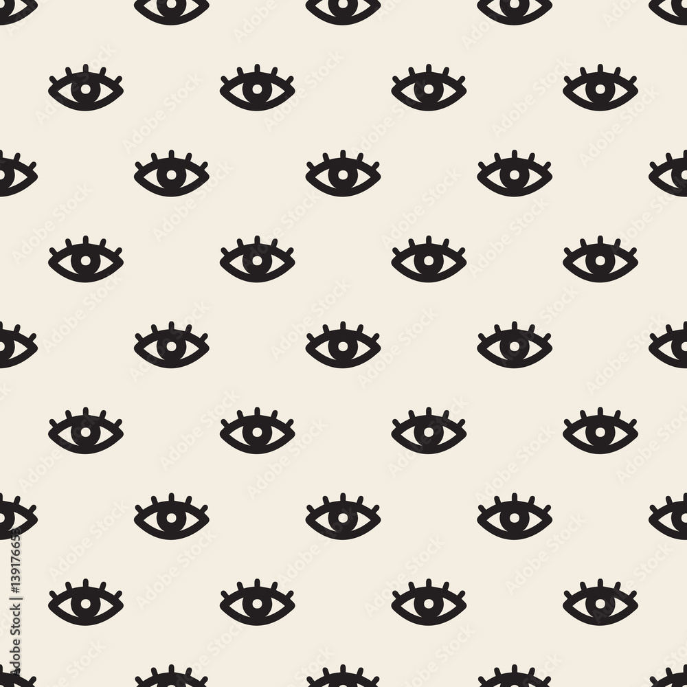 seamless monochrome eye pattern background seamless monochrome eye pattern background