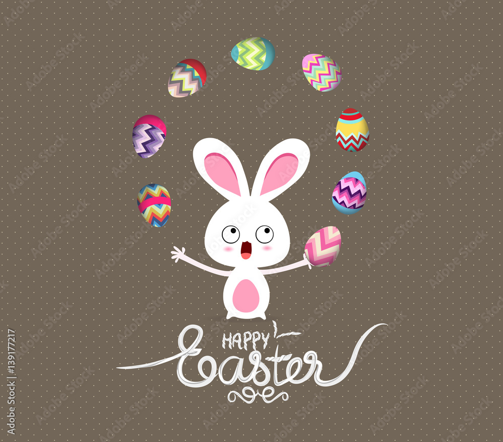 easter bunny playful cute eggs fun humor easter bunny playful cute eggs fun humor