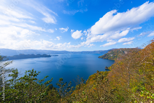 Fototapeta Naklejka Na Ścianę i Meble -  Lake Towada,in Towada-Hachimantai National Park,Aomori,Japan