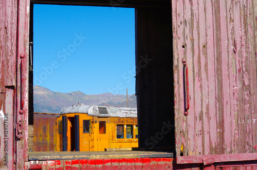 Abstract Rail Cars