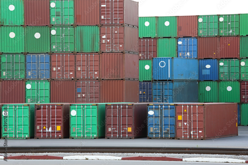 Fototapeta premium Intermodal Containers