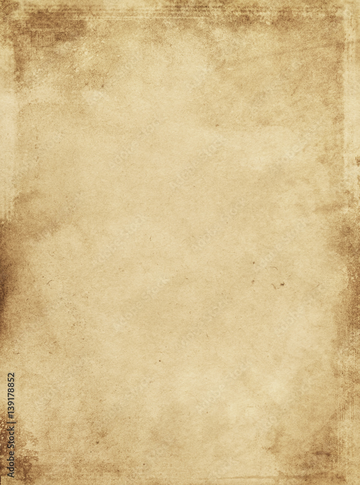 Old stained and grunge paper texture. - obrazy, fototapety, plakaty 