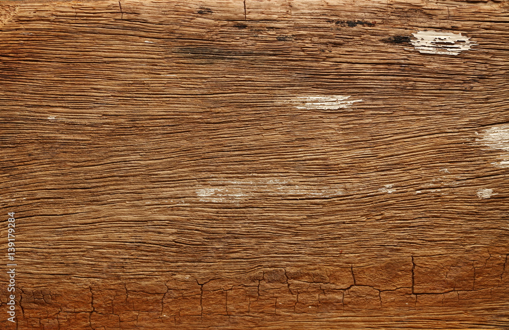 Naklejka premium The old and dirty hardwood brown color represent the texture surface background concept related idea.