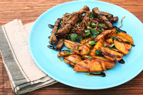 Homemade Slow Cooked Beef with Potatoes