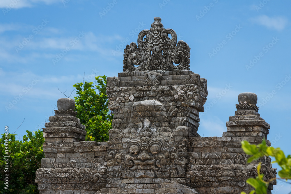 Uluwatu temple on the south of Bali island, Indonesia