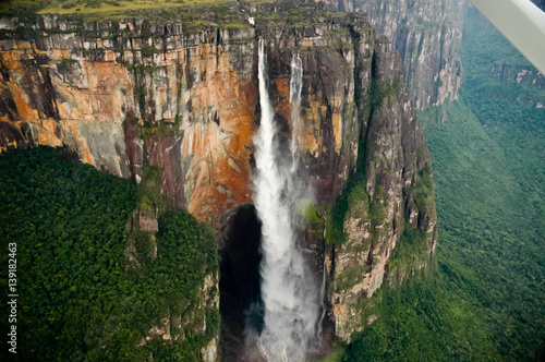 Waterfall in Canaima Salto del Angel photo
