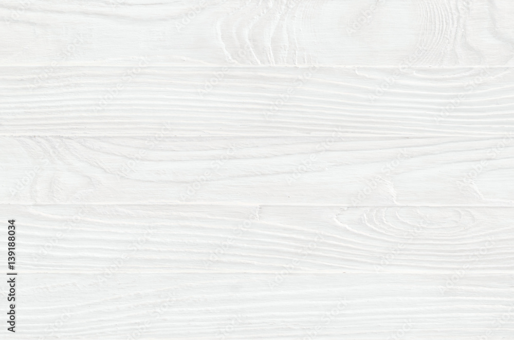 white wood texture background, wooden table top view Stock Photo