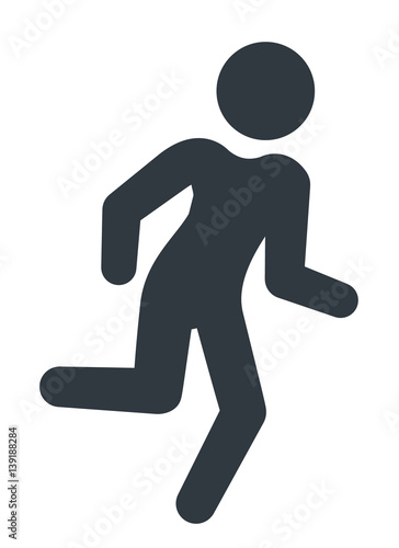silhouette humain course infographie 1