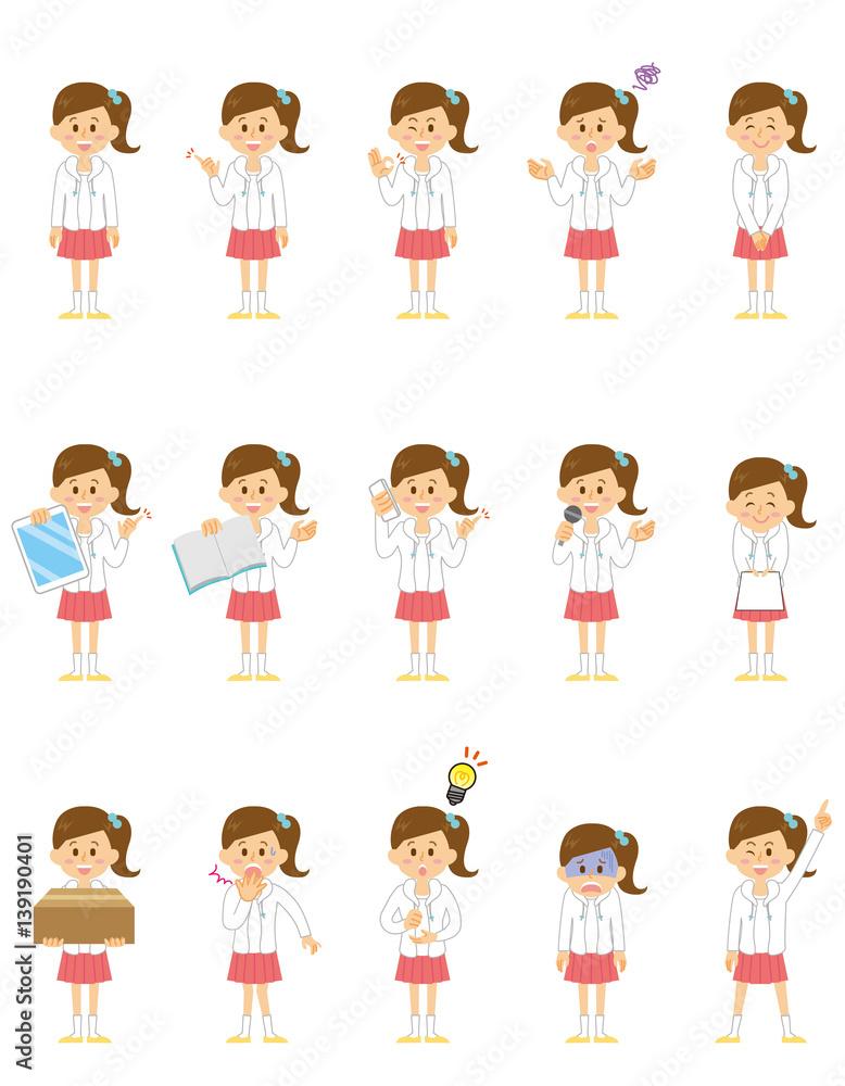 女子小学生_15シリーズ