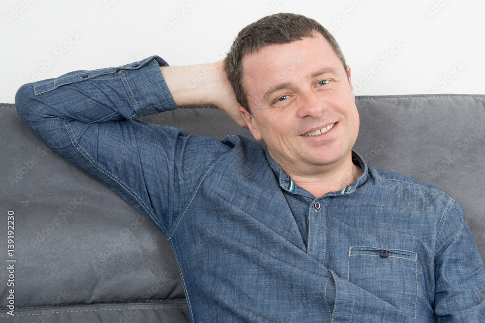 Portrait of a handsome mature man Portrait of a handsome mature man