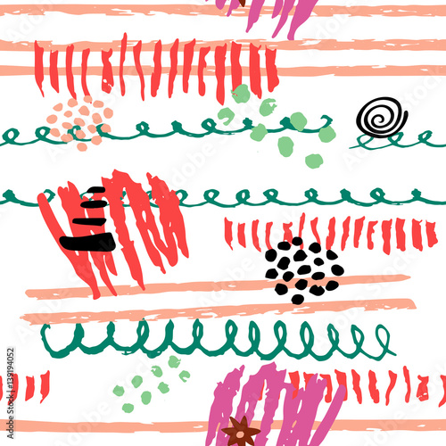 Seamless vector patterns.