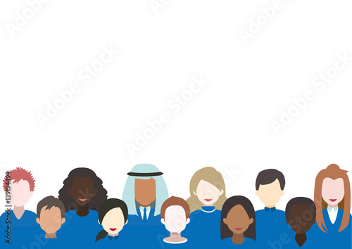 Background : People around the world
