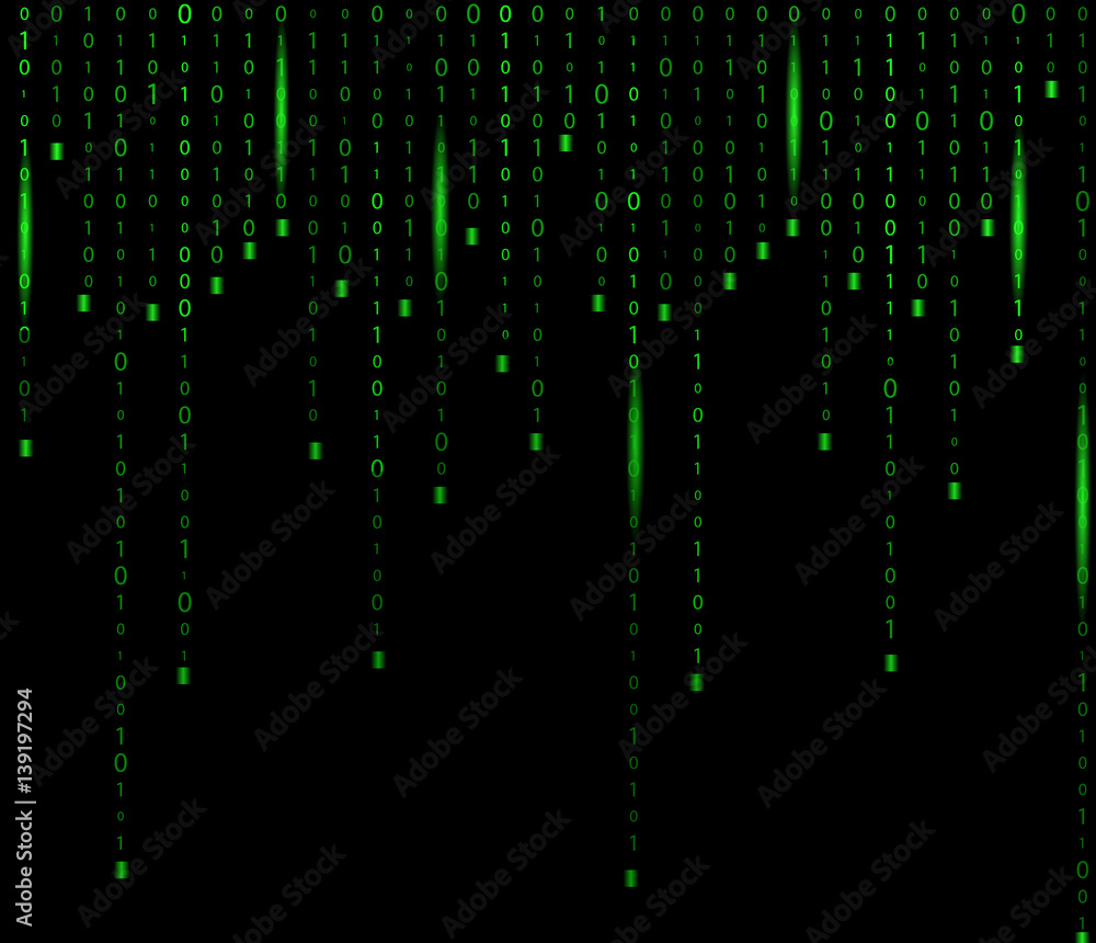 Binary Code Matrix Wallpaper