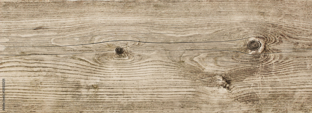 Fototapeta premium Schmales Holzbrett mit Holzstruktur, Holz, Holzmaserung 