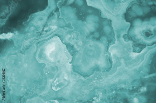 Lightened turquoise slices marble onyx photo