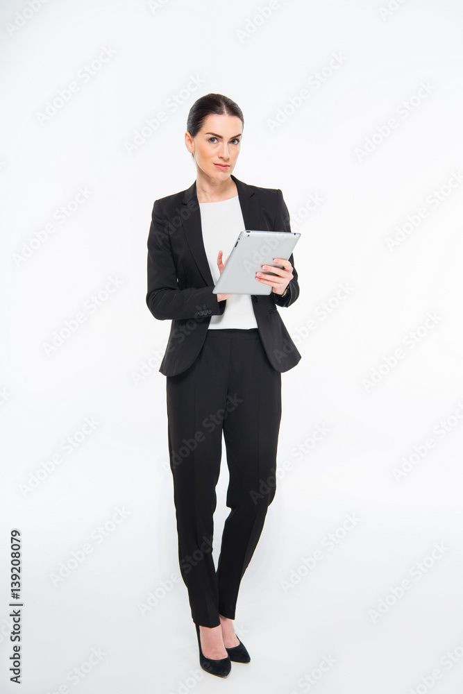 Businesswoman using digital tablet Businesswoman using digital tablet