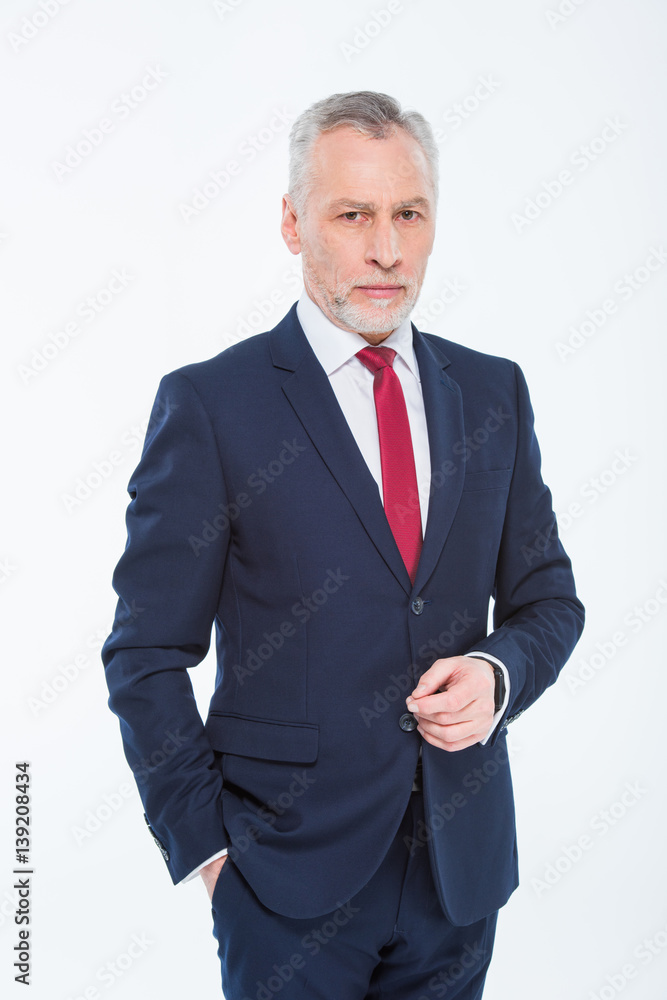 Handsome mature businessman Handsome mature businessman