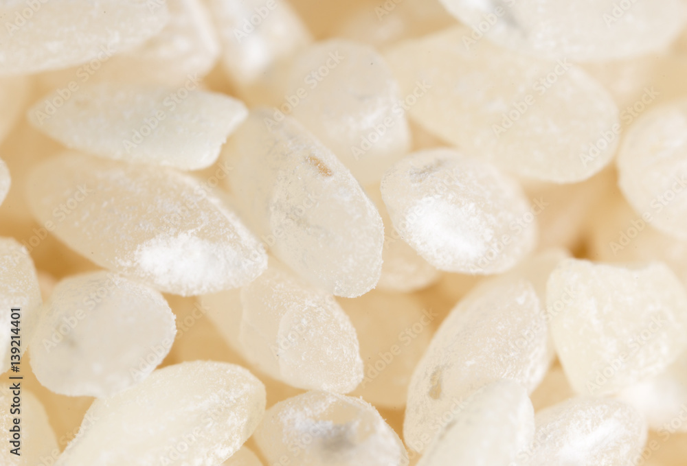 white rice as a background. macro white rice as a background. macro