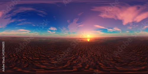 Environment map. HDRI map. Equirectangular projection. Spherical panorama. landscape  