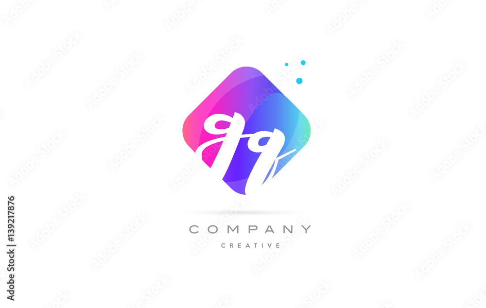 gq g q pink blue rhombus abstract hand written company letter logo icon gq g q pink blue rhombus abstract hand written company letter logo icon